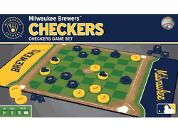 Milwaukee Brewers MLB Checkers