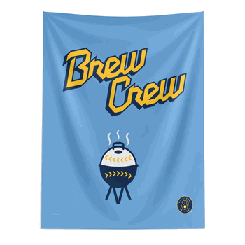 Milwaukee Brewers MLB City Connect Wall Hanging