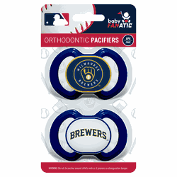 Milwaukee Brewers Pacifier 2-Pack