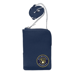 Milwaukee Brewers Pebble Smart Purse Navy