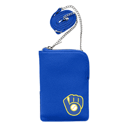Milwaukee Brewers Pebble Smart Purse Navy