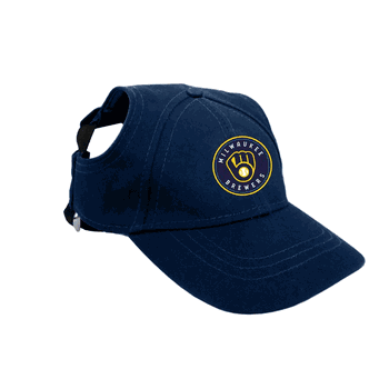 Milwaukee Brewers Pet Baseball Hat  - XL