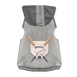 Milwaukee Brewers Pet Hooded Crewneck Type  - XL