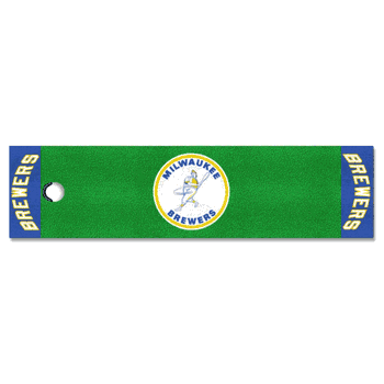 Milwaukee Brewers Putting Green Mat - 1.5ft. x 6ft.1970