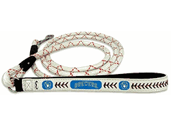 Milwaukee Brewers Retro Baseball Leather Leash - M
