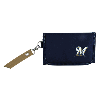 Milwaukee Brewers Ribbon Organizer Wallet Gold