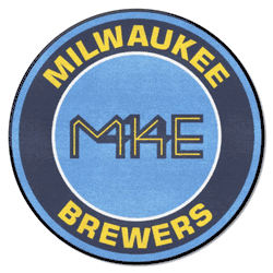 Milwaukee Brewers Roundel Rug - 27in. Diameter