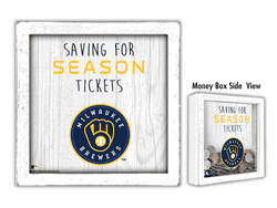 Milwaukee Brewers Saving for Tickets Money Box