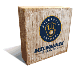 Milwaukee Brewers Team Logo Block 6X6