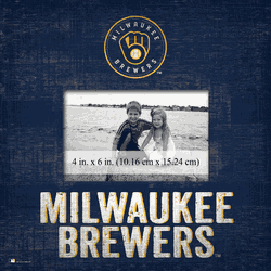 Milwaukee Brewers Team Name Frame 10"x10"