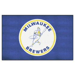 Milwaukee Brewers Ulti-Mat Rug - 5ft. x 8ft. - Retro Collection