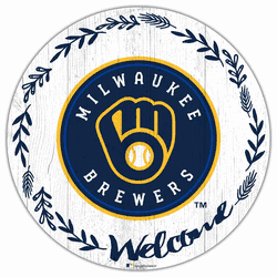 Milwaukee Brewers Welcome 12in Circle