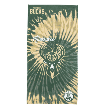 NBA Milwaukee Bucks Pyschedlic Beach Towel