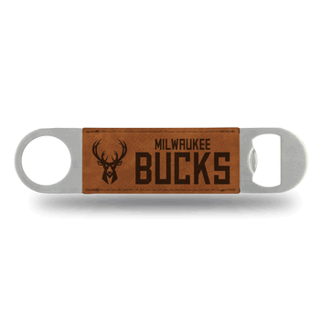 Milwaukee Bucks Brown Laser Engraved Bar Blade