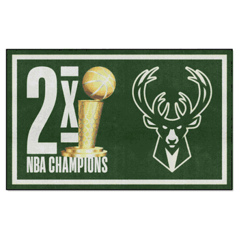 Milwaukee Bucks Dynasty 5ft. x 8ft. Plush Area Rug
