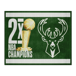 Milwaukee Bucks Dynasty 8ft. x 10ft. Plush Area Rug