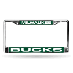 Milwaukee Bucks Green Laser Chrome Frame