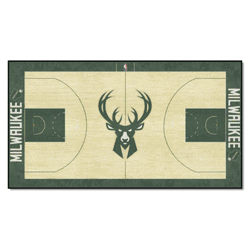 Milwaukee Bucks Large Court Runner Rug - 30in. x 54in.