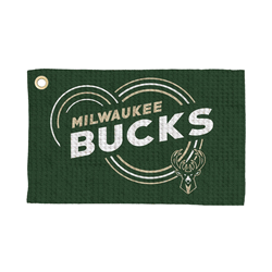 Milwaukee Bucks NBA Droplets Waffle Fan Towel 16x25 inches