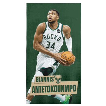 Milwaukee Bucks NBA Giannis Antetokounmpo Beach Towel 30 x 60 inches