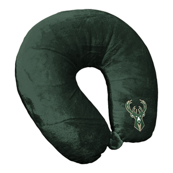 Milwaukee Bucks NBA Green Neck Pillow