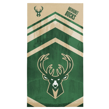 Milwaukee Bucks NBA Shatter Microfiber Beach Towel 30x60 inches
