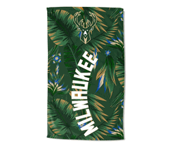 Milwaukee Bucks NBA Tropic Oversized Beach Towel 42x72 inches