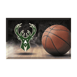 Milwaukee Bucks Rubber Scraper Door Mat