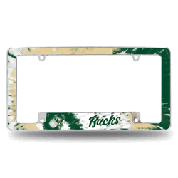 Milwaukee Bucks Tie Dye 12" x 6" Chrome All Over Automotive License Plate Frame for Car/Truck/SUV