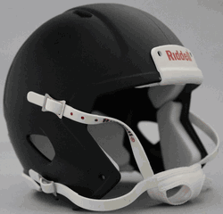 Mini Speed Football Helmet SHELL Matte Black/White Parts