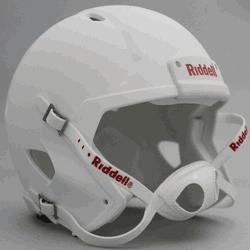 Mini Speed Football Helmet SHELL Matte White