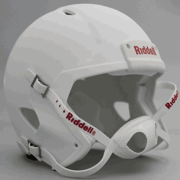 Mini Speed Football Helmet SHELL Matte White