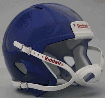 Mini Speed Football Helmet SHELL Memphis Blue - Riddell Blank Mini ...