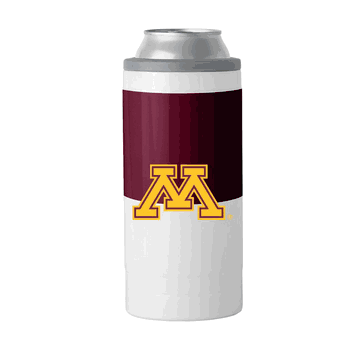 Minnesota Golden Gophers 12oz Colorblock Slim Can Coolie