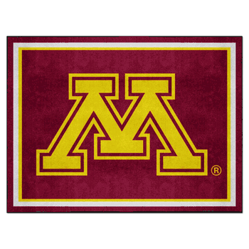 Minnesota Golden Gophers 8ft. x 10 ft. Plush Area Rug
