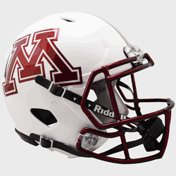 Minnesota Golden Gophers  Authentic Speed Full Size Football Helmet Chrome Decal