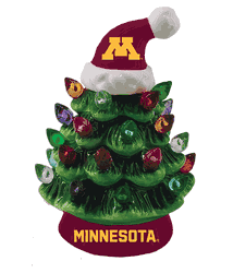 Minnesota Golden Gophers Christmas Tree 4 Inch LED Tabletop