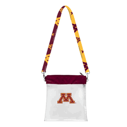 Minnesota Golden Gophers Clear Pattern Strap Bag