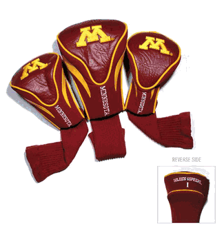 Minnesota Golden Gophers Club 3 Piece Contour Headcover Set