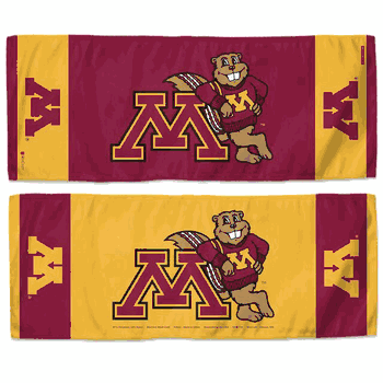 Minnesota Golden Gophers Cooling Towel 12x30