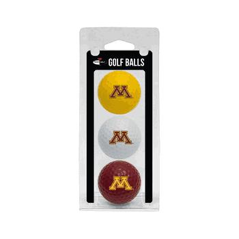 Minnesota Golden Gophers Golf Balls - 3 Pack