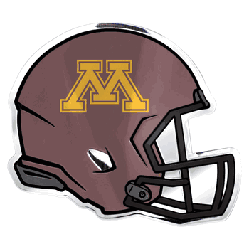 Minnesota Golden Gophers Heavy Duty Aluminium Helmet Emblem