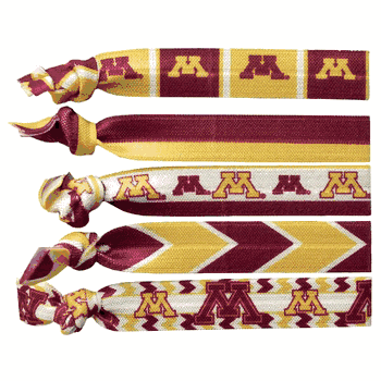 Minnesota Golden Gophers Knotted Hair Tie