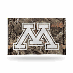Minnesota Golden Gophers / Mossy Oak Camo Break-Up Country Banner Flag (3X5)