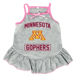 Minnesota Golden Gophers Pet Dress Grey Type XSmall