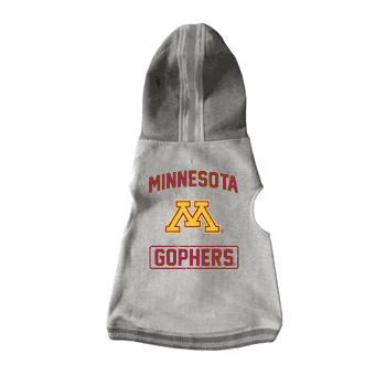 Minnesota Golden Gophers Pet Hooded Crewneck Type XS