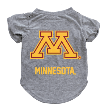 Minnesota Golden Gophers Pet T-Shirt Extra Small