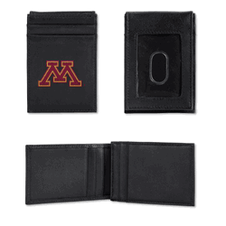 Minnesota Golden Gophers Primary Embroidered Front Pocket Wallet - Slim/Light Weight