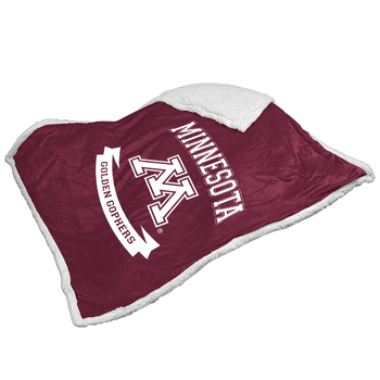 Minnesota Golden Gophers Printed Sherpa Blanket