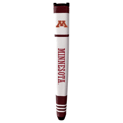 Minnesota Golden Gophers Putter Grip (White with colored stripes)